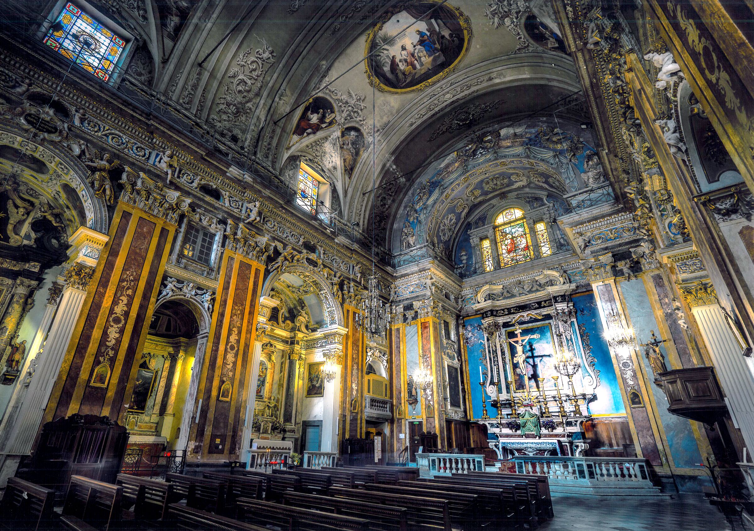 Intérieur de l'église du Gesù